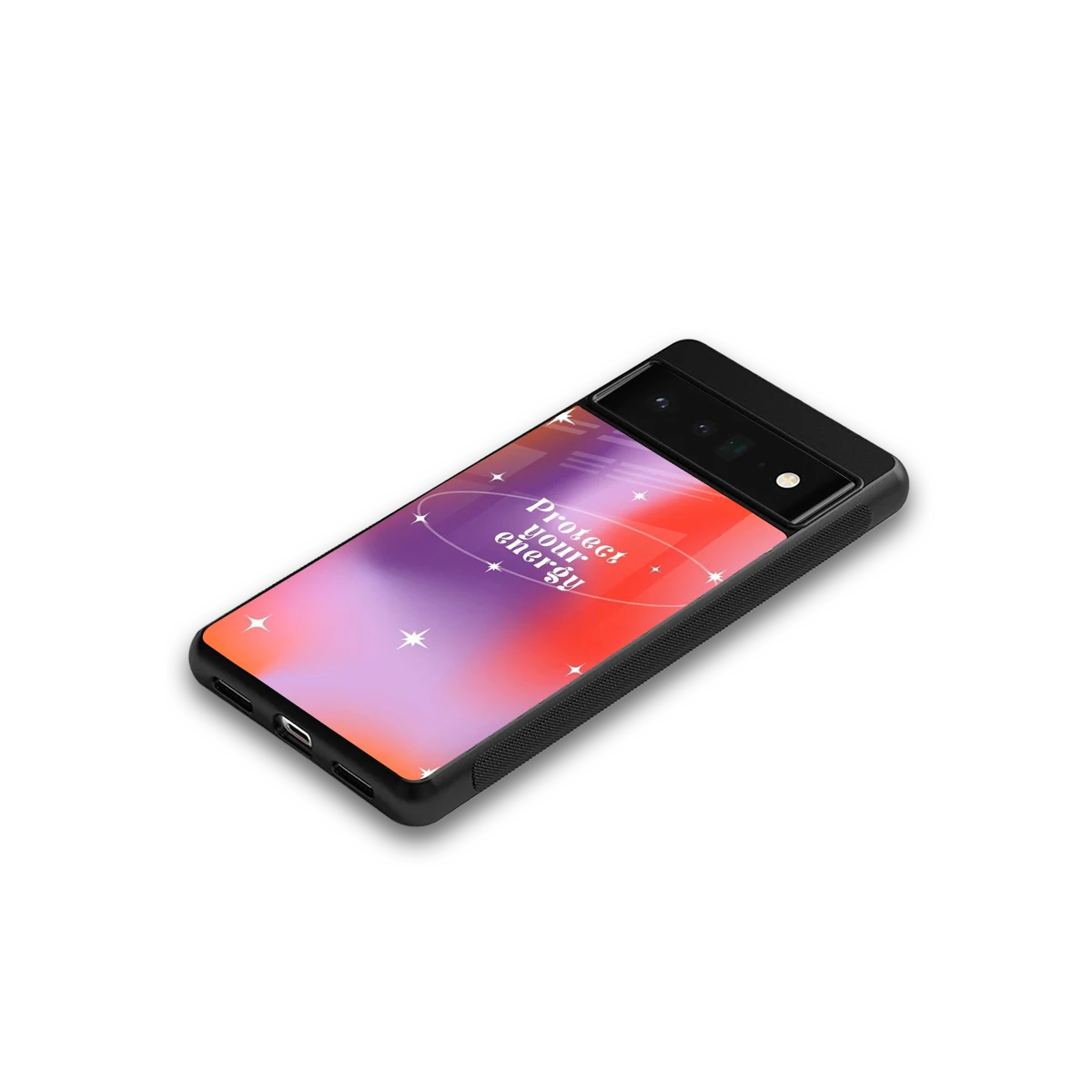 Protect Your Energy google pixel 6 pro mobile cover | shockproof glass phone case