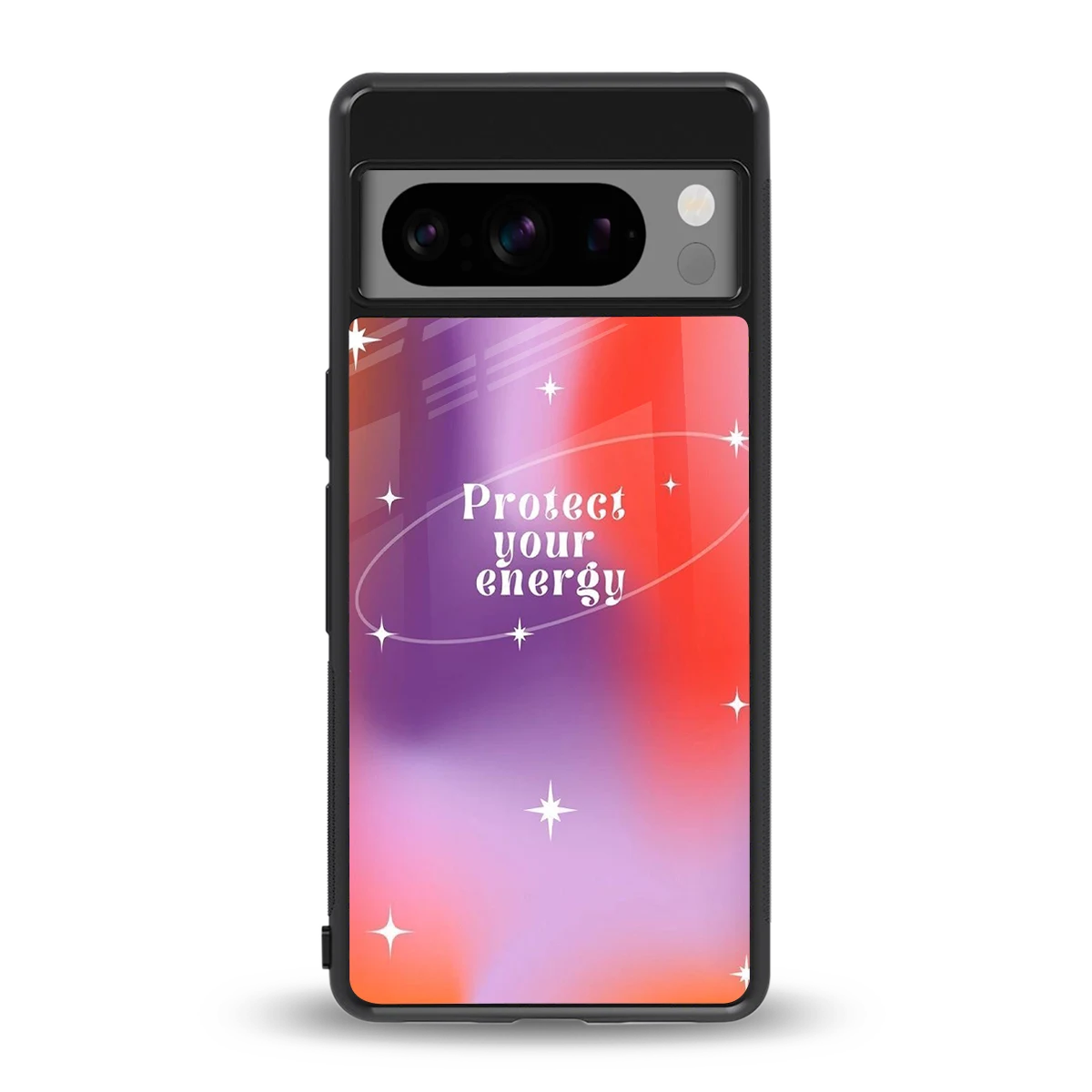 Protect Your Energy back phone cover | glass case for google pixel 8 pro