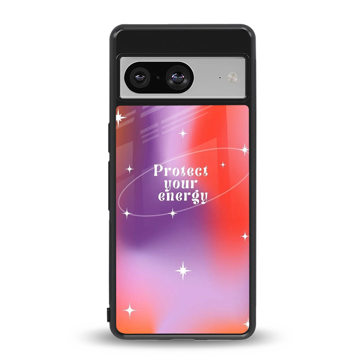 Protect Your Energy back phone cover | glass case for google pixel 8