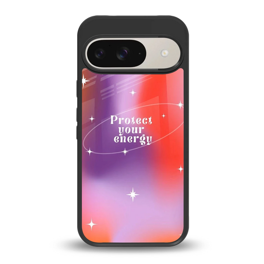 Protect Your Energy back phone cover | glass case for google pixel 9