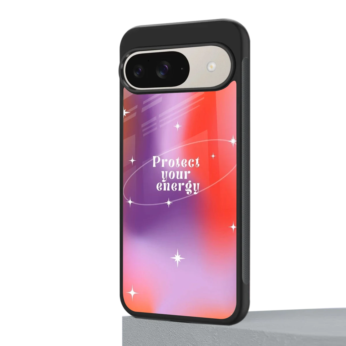 Protect Your Energy google pixel 9 mobile cover | shockproof glass phone case