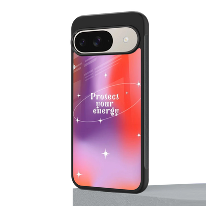 Protect Your Energy google pixel 9 mobile cover | shockproof glass phone case