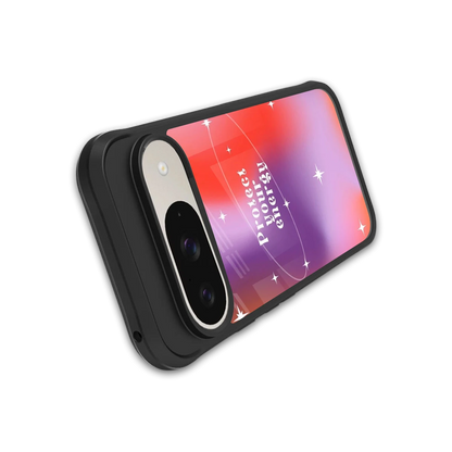 Protect Your Energy stylish phone case for google pixel 9 | glossy glass and slim fit