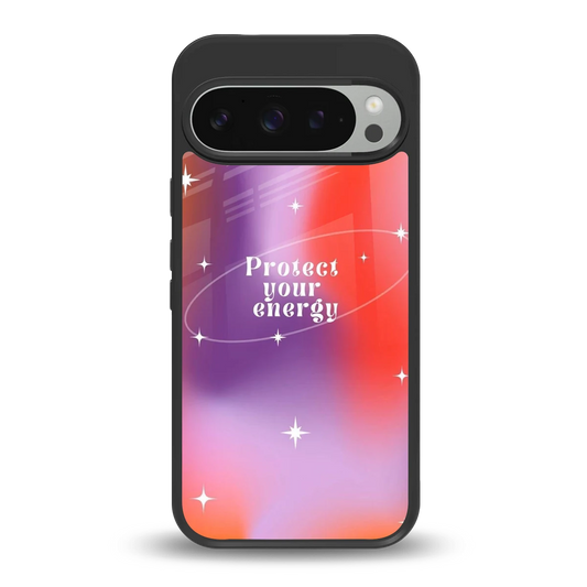 Protect Your Energy back phone cover | glass case for google pixel 9 pro