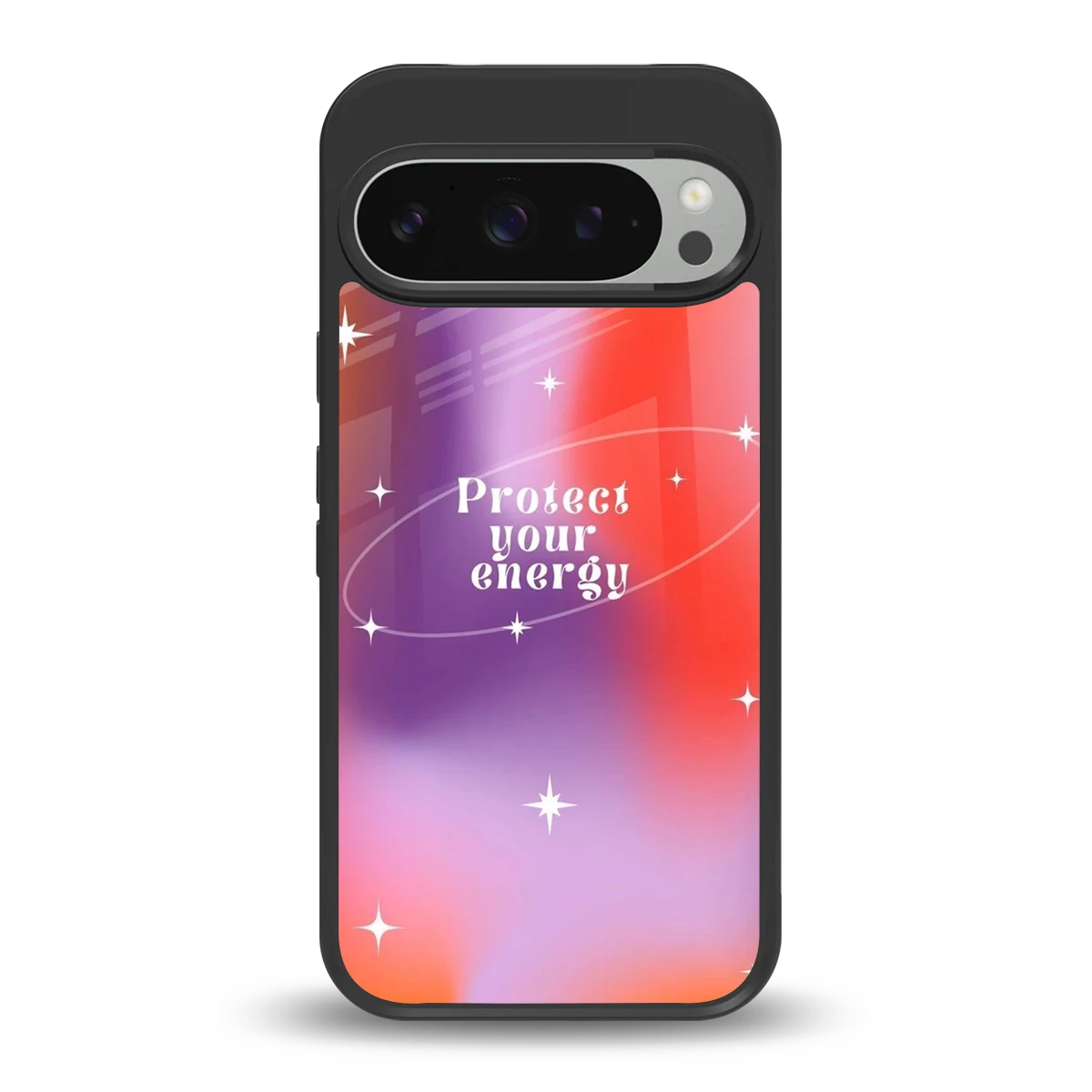Protect Your Energy back phone cover | glass case for google pixel 9 pro xl