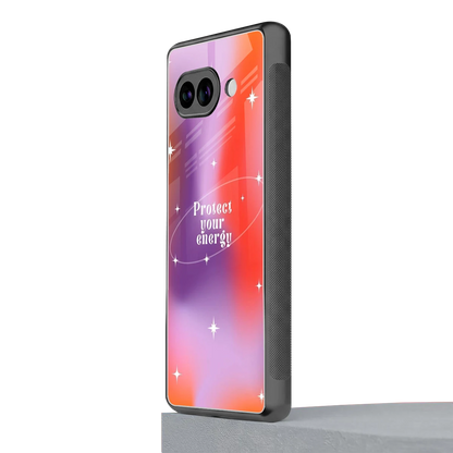 Protect Your Energy google pixel 9a mobile cover | shockproof glass phone case