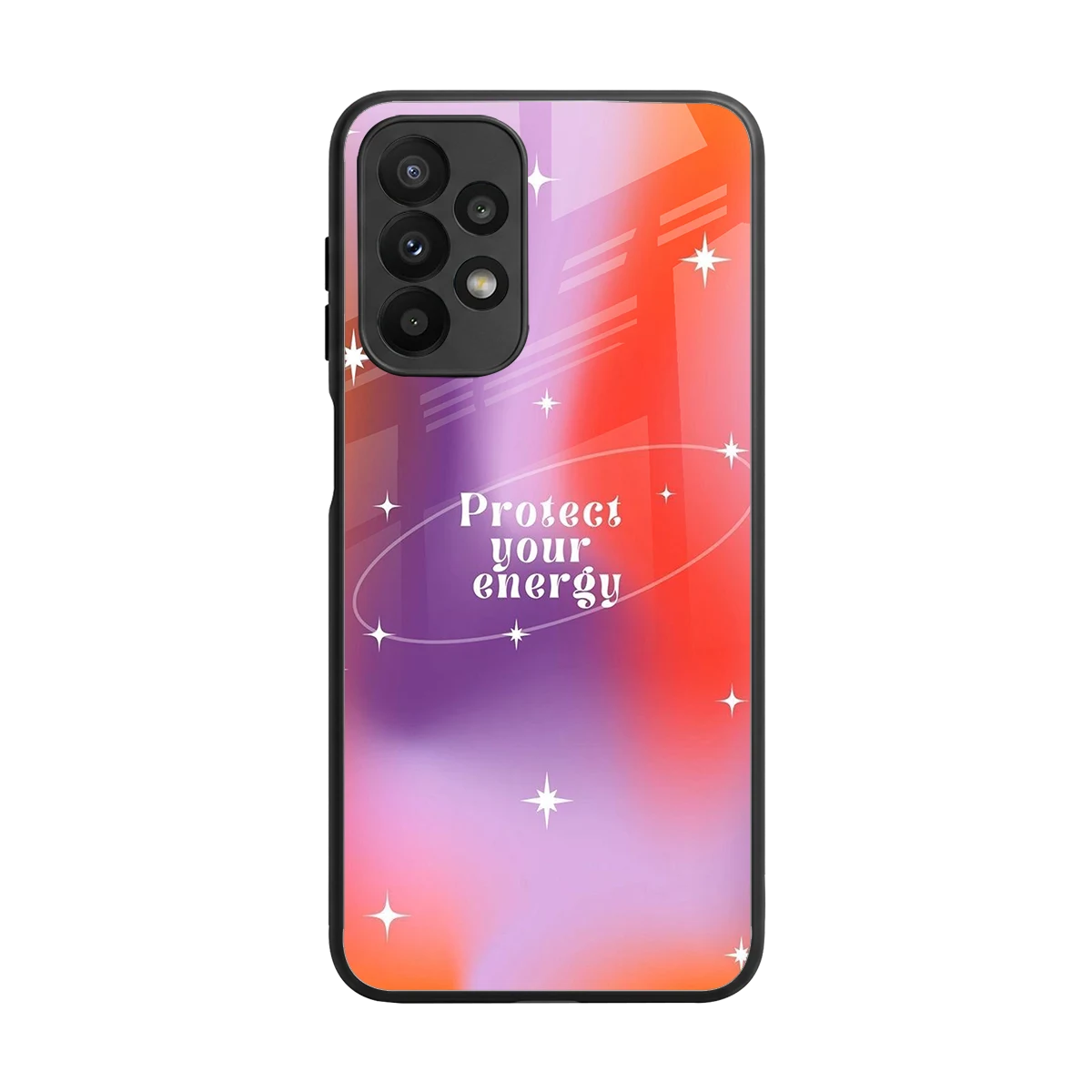 Protect Your Energy back phone cover | glass case for samsung galaxy a23