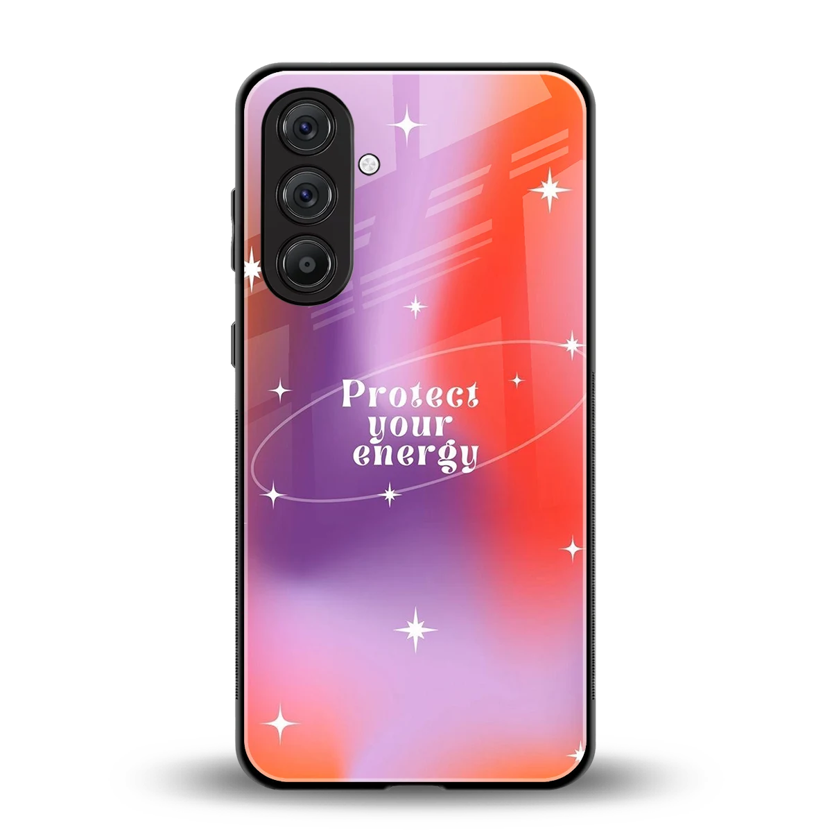 Protect Your Energy back phone cover | glass case for samsung galaxy m36 5g