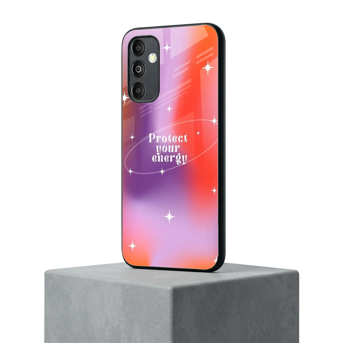 Protect Your Energy samsung galaxy m14 5g mobile cover | shockproof glass phone case