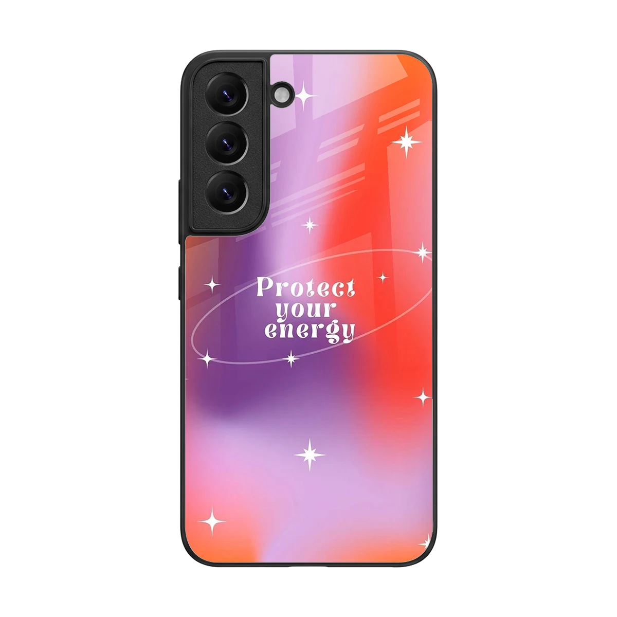 Protect Your Energy back phone cover | glass case for samsung galaxy s22