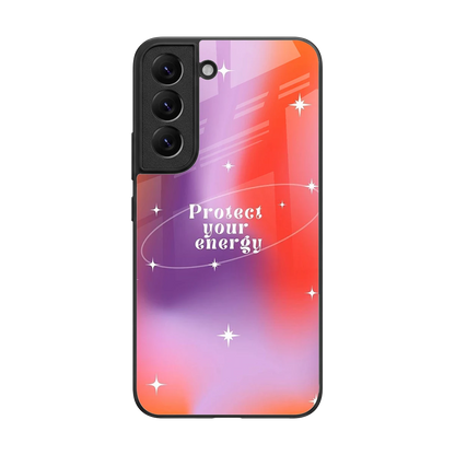 Protect Your Energy back phone cover | glass case for samsung galaxy s22