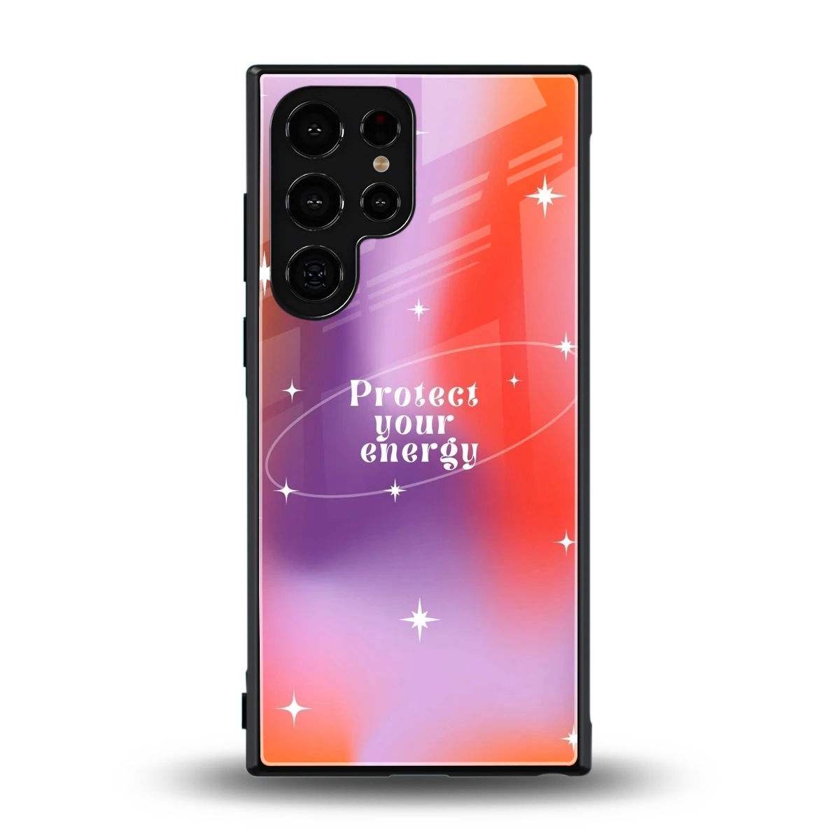 Protect Your Energy back phone cover | glass case for samsung galaxy s23 ultra