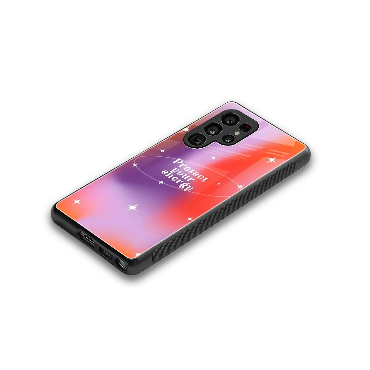 Protect Your Energy stylish phone case for samsung galaxy s26 ultra | glossy glass and slim fit