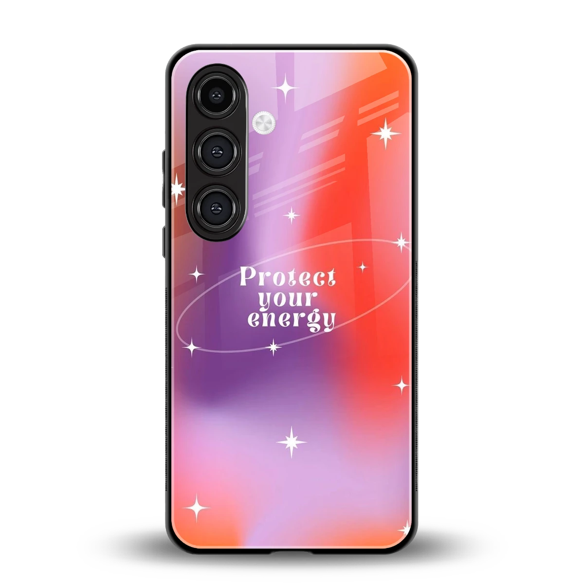Protect Your Energy back phone cover | glass case for samsung galaxy s24