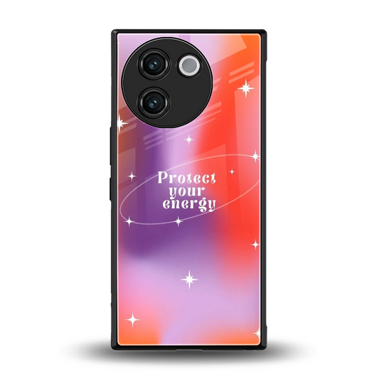 Protect Your Energy back phone cover | glass case for vivo v30e