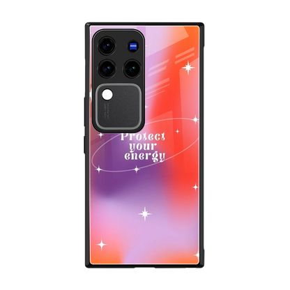 Protect Your Energy back phone cover | glass case forvivo v30 pro