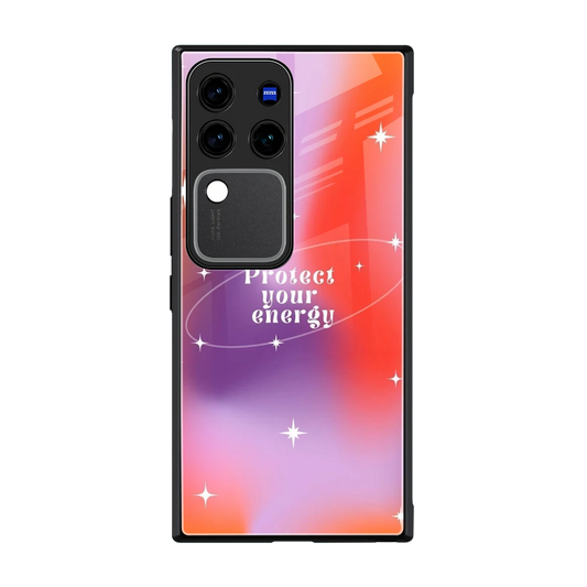 Protect Your Energy back phone cover | glass case forvivo v30 pro