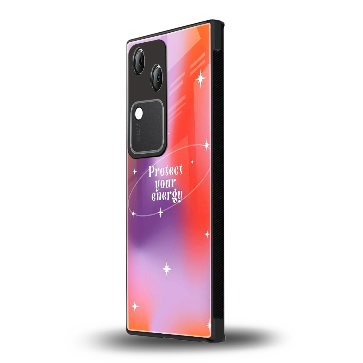 Protect Your Energy vivo v30 mobile cover | shockproof glass phone case