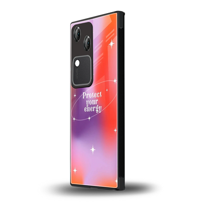 Protect Your Energy vivo v30 mobile cover | shockproof glass phone case
