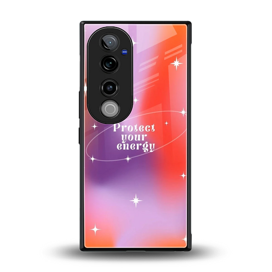 Protect Your Energy back phone cover | glass case for vivo v40 pro