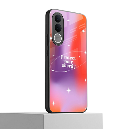 Protect Your Energy vivo v70 fe mobile cover | shockproof glass phone case