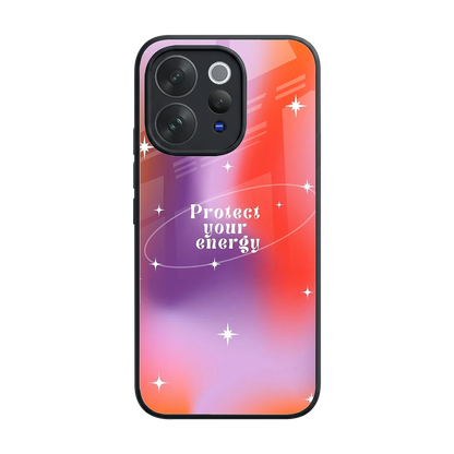Protect Your Energy back phone cover | glass case for vivo v70