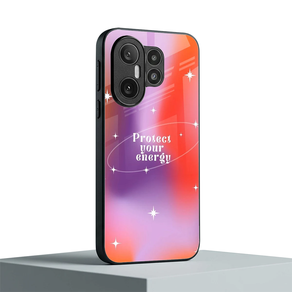 Protect Your Energy vivo x200 fe mobile cover | shockproof glass phone case