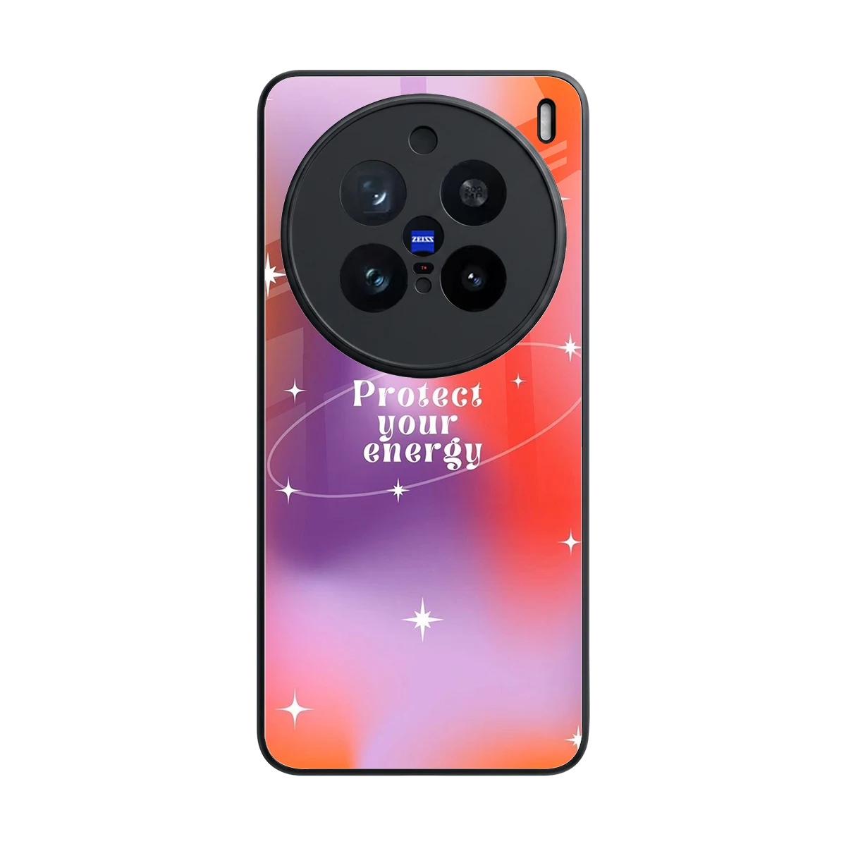 Protect Your Energy back phone cover | glass case for vivo x200 pro
