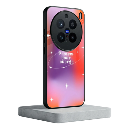 Protect Your Energy vivo x200 pro mobile cover | shockproof glass phone case