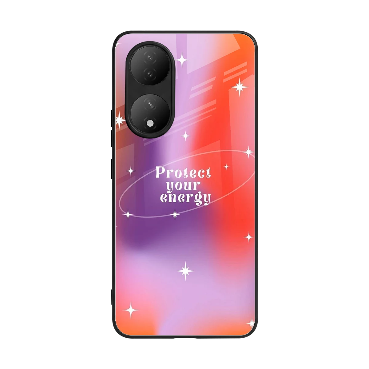 Protect Your Energy back phone cover | glass case for Vivo-y100
