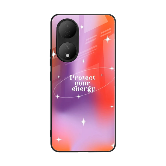 Protect Your Energy back phone cover | glass case for Vivo-y100