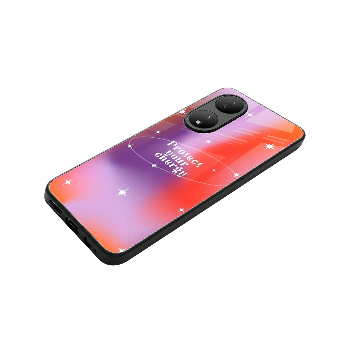 Protect Your Energy stylish phone case for Vivo-y100 | glossy glass and slim fit