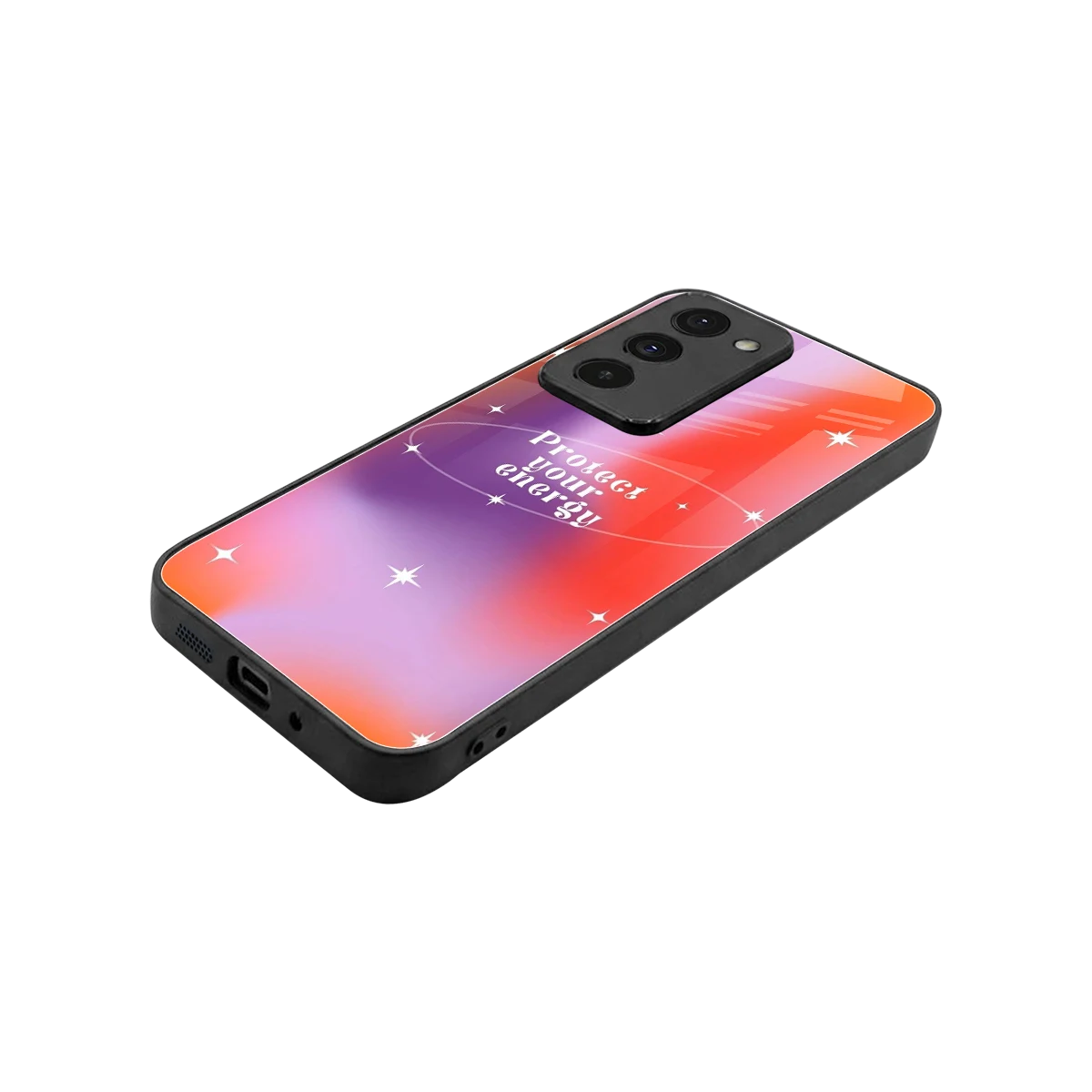 Protect Your Energy stylish phone case for redmi 15 5g | glossy glass and slim fit