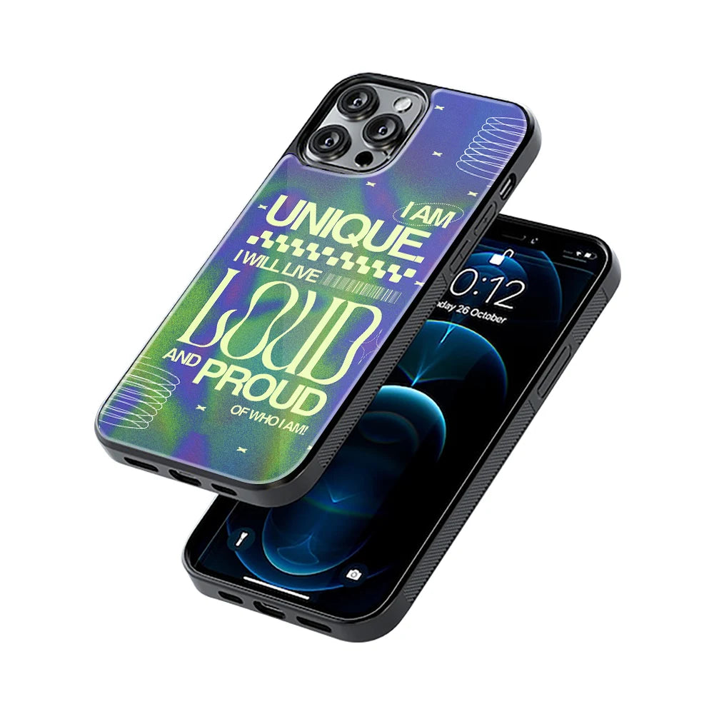 Protective Glass Back Phone Case Compatible with iPhone, Samsung, OnePlus, Pixel & More