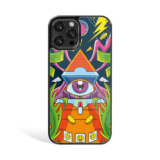 Premium Glass Back Mobile Phone Cover for iPhone, Samsung, OnePlus, Google Pixel, Redmi, Oppo, Vivo & Realme