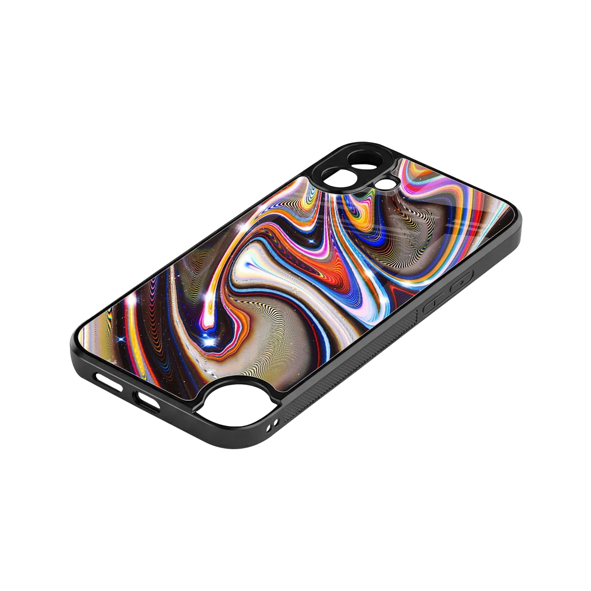 Psychedelic Marble stylish phone case for cmf nothing phone 1 | glossy glass and slim fit