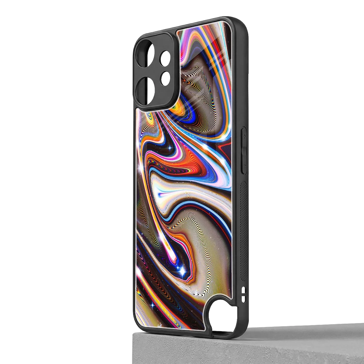 Psychedelic Marble cmf nothing phone 2 pro mobile cover | shockproof glass phone case