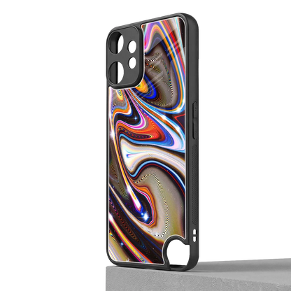 Psychedelic Marble cmf nothing phone 2 pro mobile cover | shockproof glass phone case