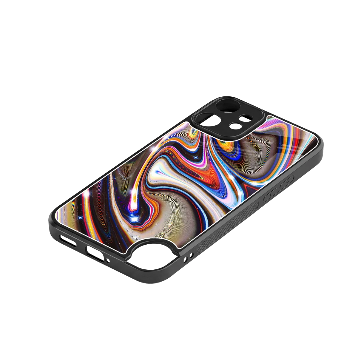 Psychedelic Marble stylish phone case for cmf nothing phone 2 pro | glossy glass and slim fit