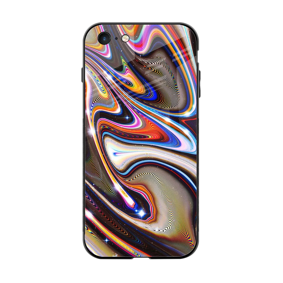 Psychedelic Marble back phone cover | glass case for iphone 6