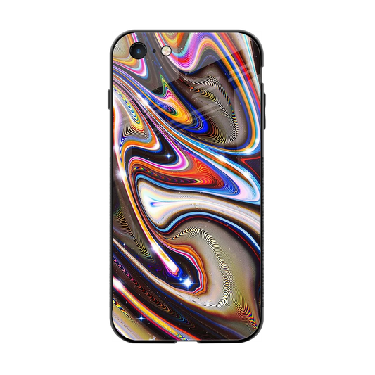 Psychedelic Marble back phone cover | glass case for iphone 6s plus