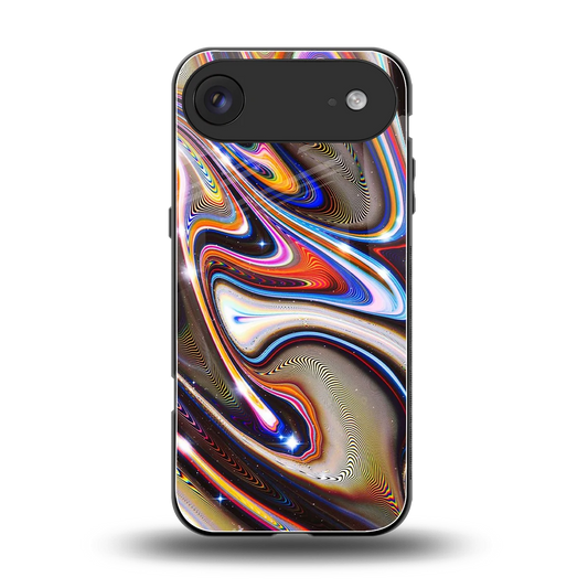 Psychedelic Marble back phone cover | glass case for iphone air