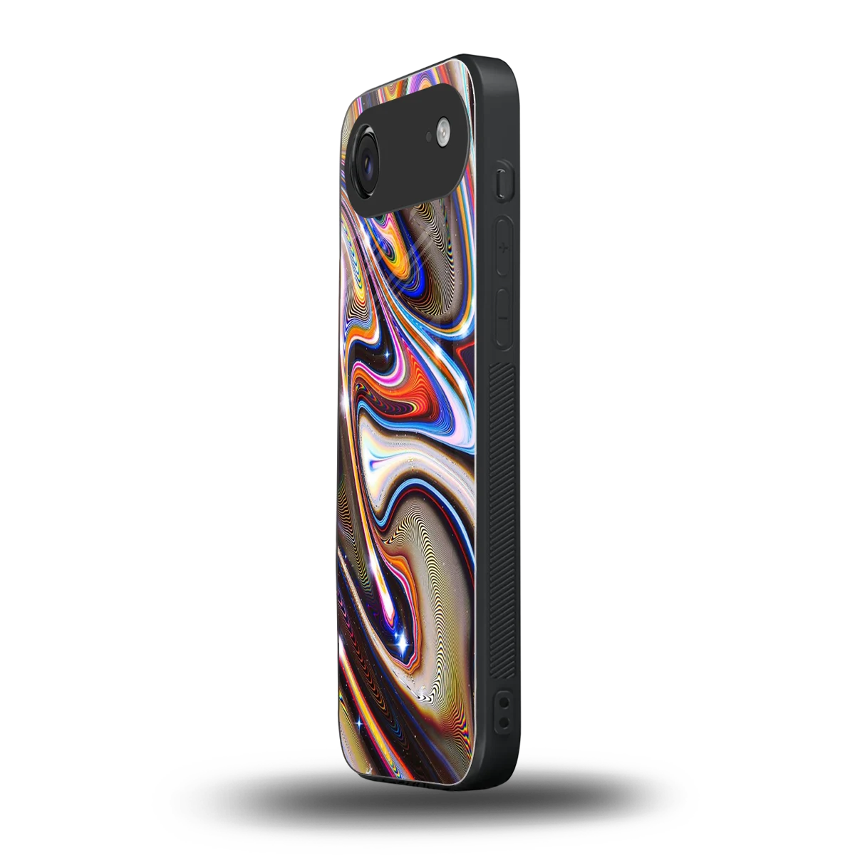 Psychedelic Marble iphone air mobile cover | shockproof glass phone case