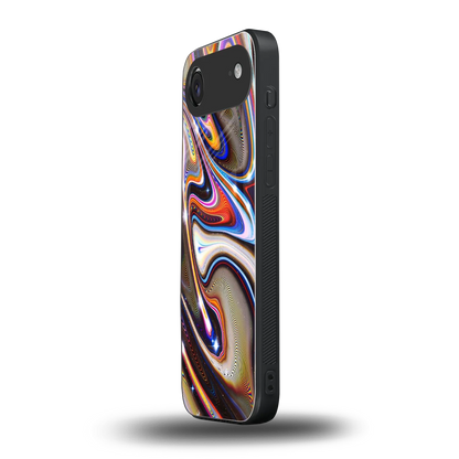 Psychedelic Marble iphone air mobile cover | shockproof glass phone case