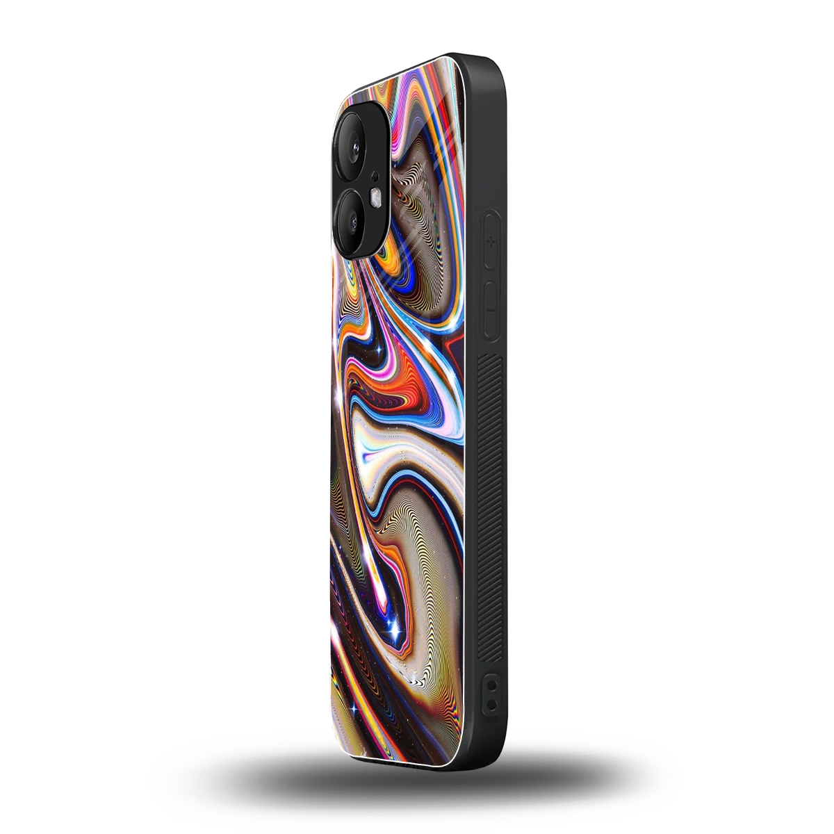 Psychedelic Marble nothing phone 2 mobile cover | shockproof glass phone case