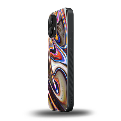 Psychedelic Marble nothing phone 2 mobile cover | shockproof glass phone case