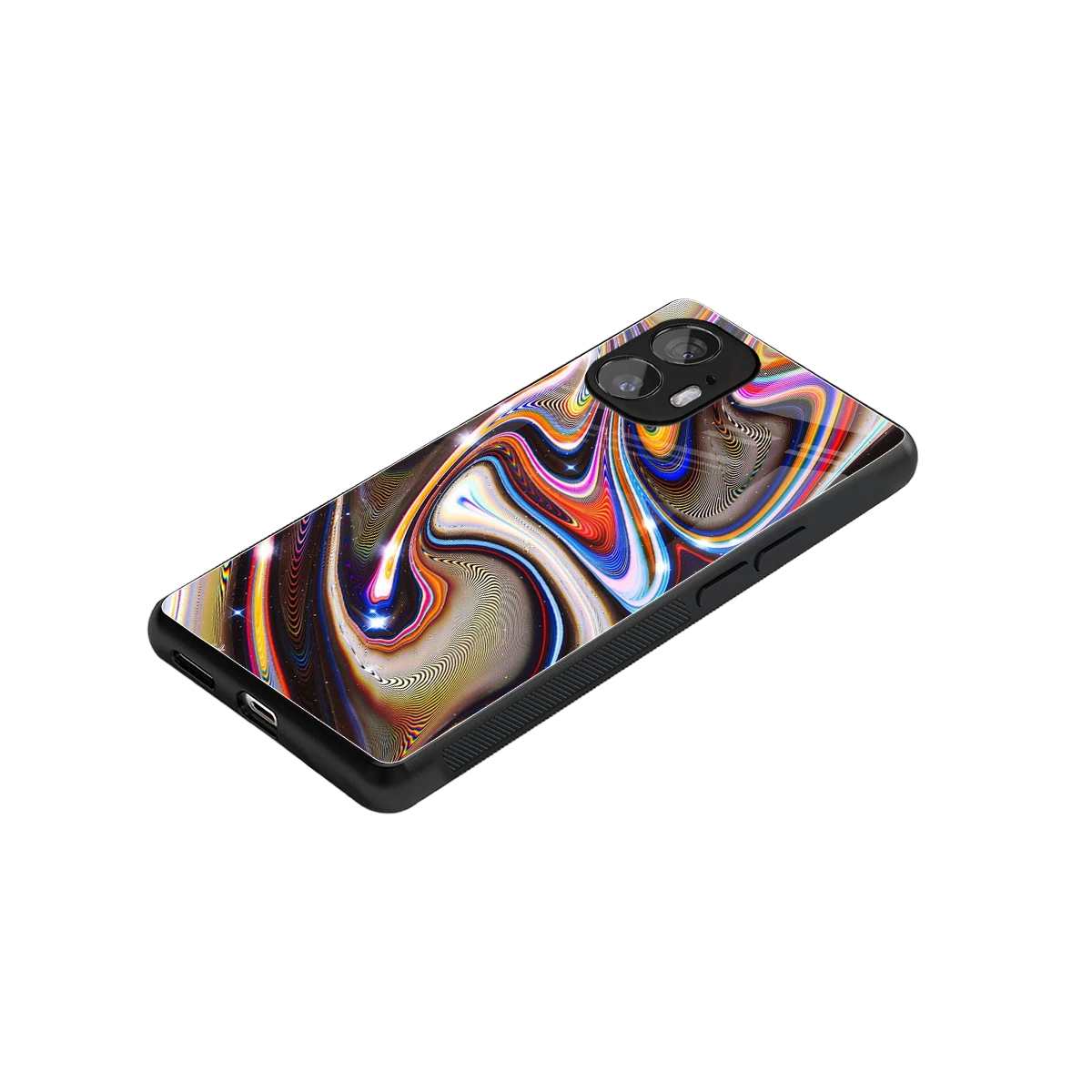 Psychedelic Marble stylish phone case for nothing phone 2 | glossy glass and slim fit