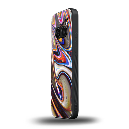 Psychedelic Marble nothing phone 2a mobile cover | shockproof glass phone case