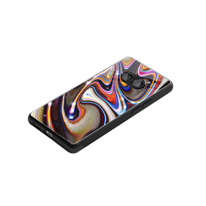 Psychedelic Marble stylish phone case for nothing phone 2a plus | glossy glass and slim fit
