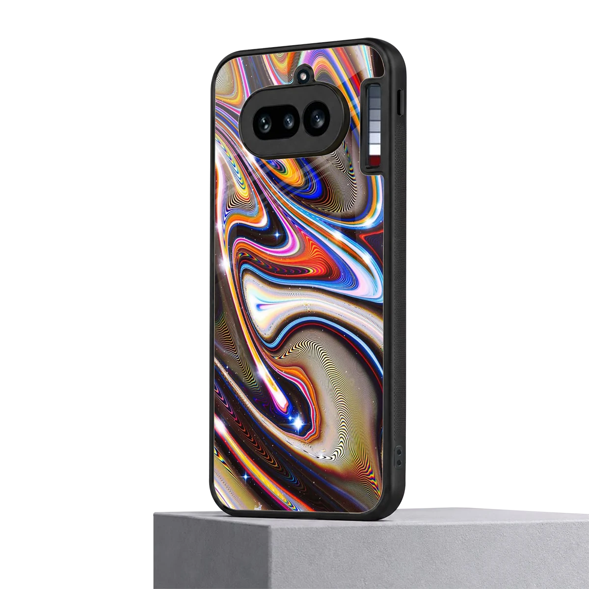Psychedelic Marble nothing phone 4a mobile cover | shockproof glass phone case